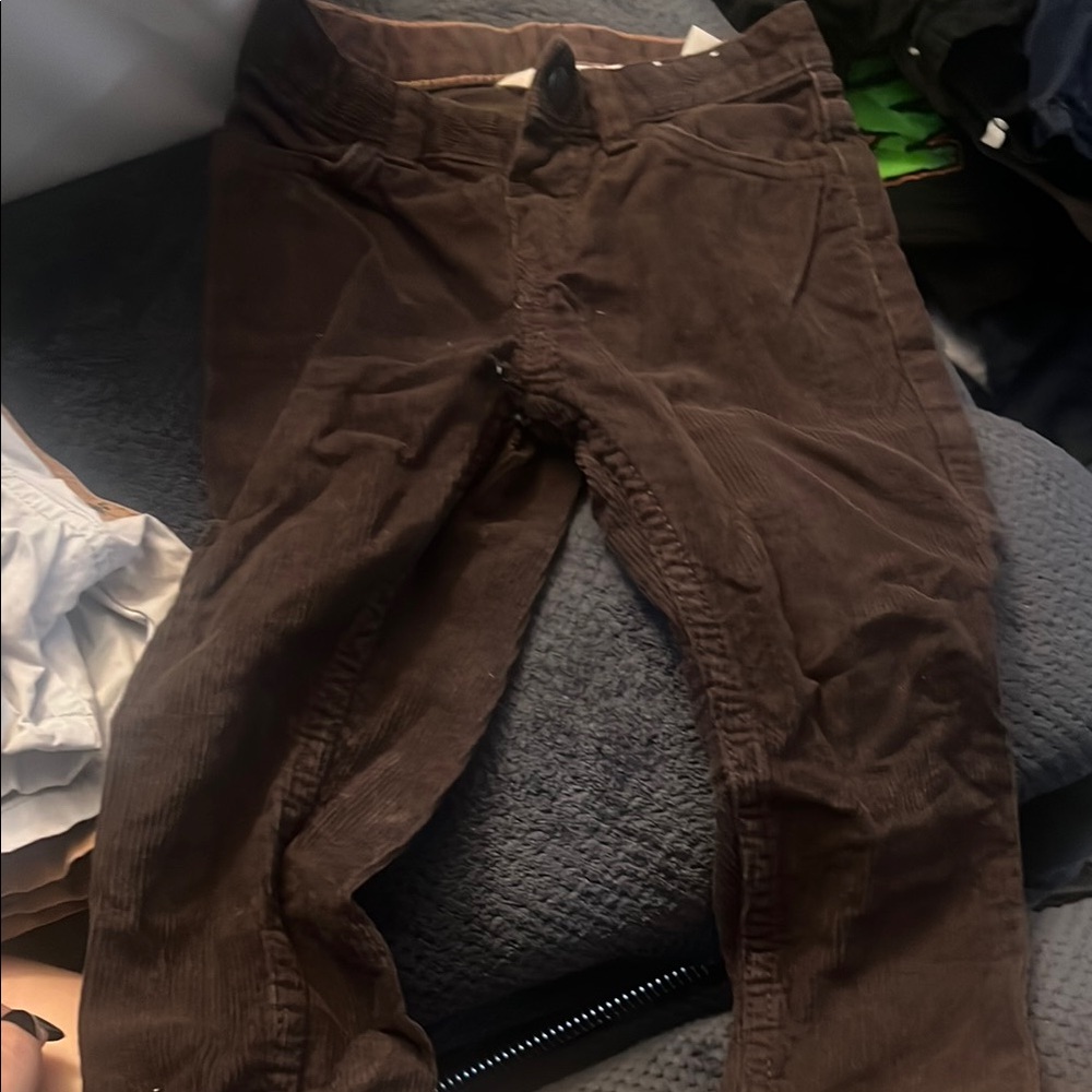 Kids Brown Corduroy Pants